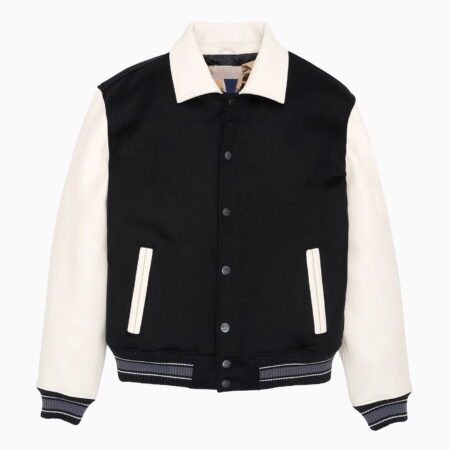 WOOL-LEATHER VARSITY JACKET