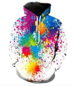 Colourfull Water Colours Style Hoodies