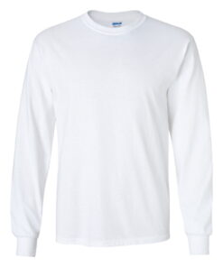 Customized Mens  White Long Sleeves Shirts