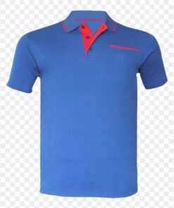 Customized Mens Blue Colour Short Sleeve Polo Shirts
