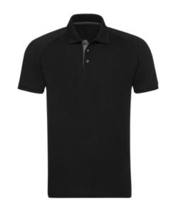 Customized Mens Black Colour Short Sleeve Polo Shirts