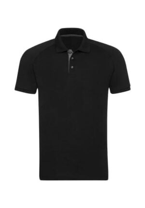 Customized Mens Black Colour Short Sleeve Polo Shirts