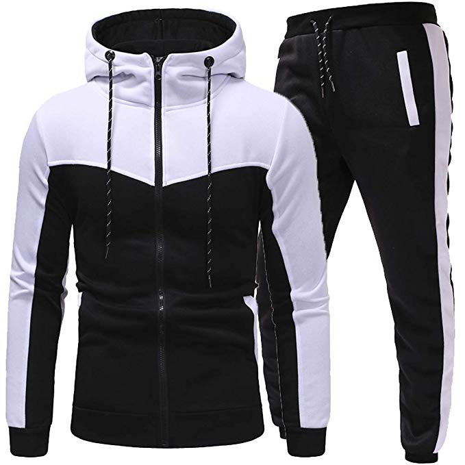 Custom Black And White Tracksuits | Wholesale